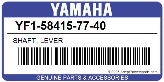 Yamaha YF1-58415-77-40 Shaft, Lever