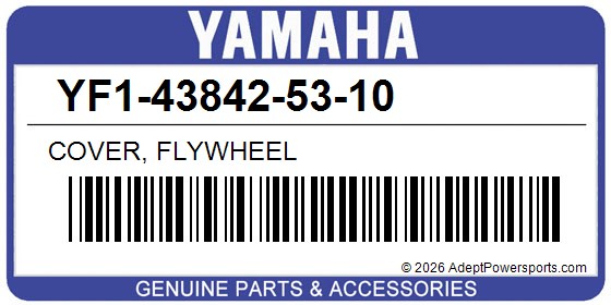 Yamaha YF1-43842-53-10 Cover, Flywheel