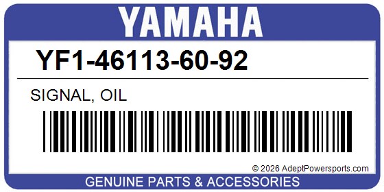 Yamaha YF1-46113-60-92 Signal, Oil