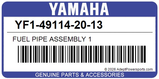 Yamaha YF1-49114-20-13 Fuel Pipe Assembly 1