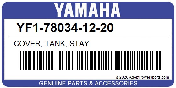 Yamaha YF1-78034-12-20 Cover, Tank, Stay