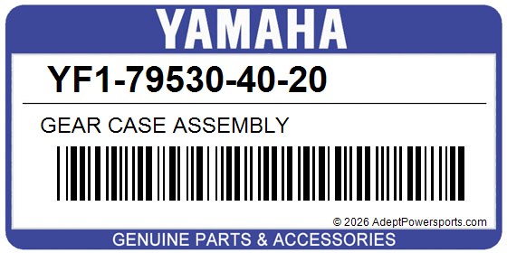 Yamaha YF1-79530-40-20 Gear Case Assembly