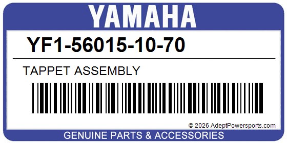 Yamaha YF1-56015-10-70 Tappet Assembly