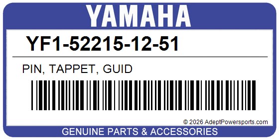 Yamaha YF1-52215-12-51 Pin, Tappet, Guid