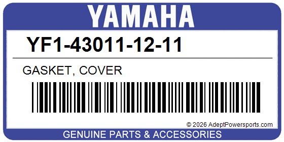 Yamaha YF1-43011-12-11 Gasket, Cover