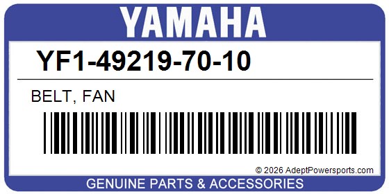 Yamaha YF1-49219-70-10 Belt, Fan