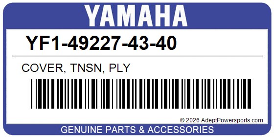 Yamaha YF1-49227-43-40 Cover, Tnsn, Ply