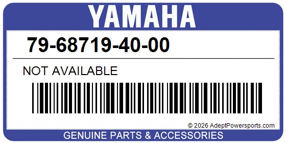 Yamaha 79-68719-40-00 Not Available