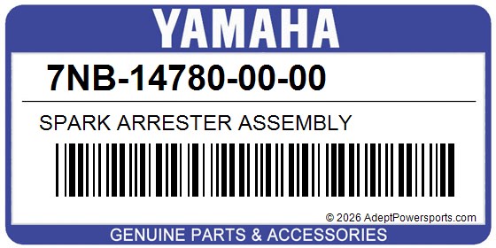 Yamaha 7NB-14780-00-00 Spark Arrester Assembly