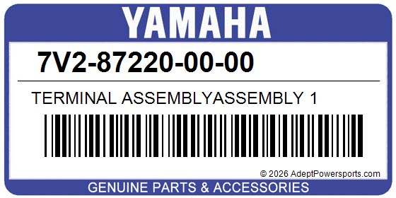Yamaha 7V2-87220-00-00 Terminal Assemblyassembly 1