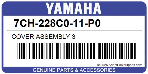 Yamaha 7CH-228C0-11-P0 Cover Assembly 3