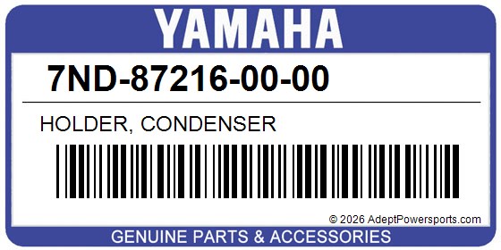 Yamaha 7ND-87216-00-00 Holder, Condenser