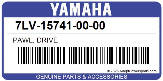 Yamaha 7LV-15741-00-00 Pawl, Drive