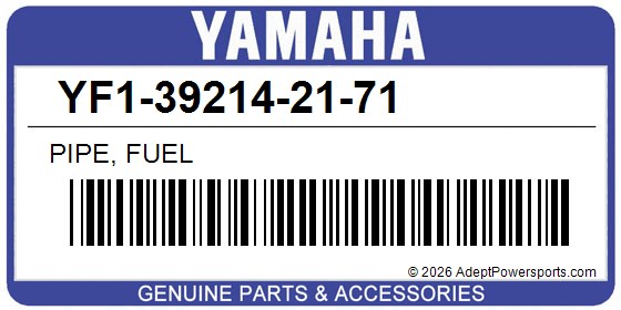 Yamaha YF1-39214-21-71 Pipe, Fuel
