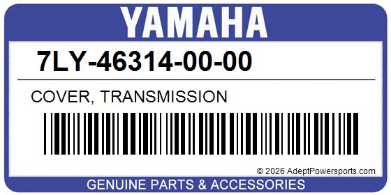 Yamaha 7LY-46314-00-00 Cover, Transmission