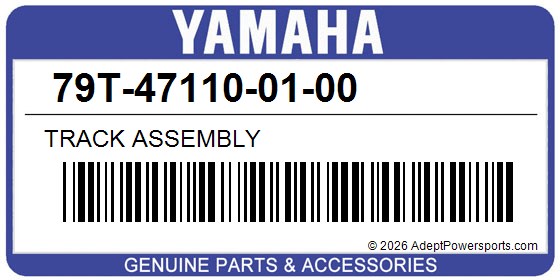 Yamaha 79T-47110-01-00 Track Assembly