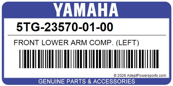 Yamaha 5TG-23570-01-00 Front Lower Arm Comp. (Left)