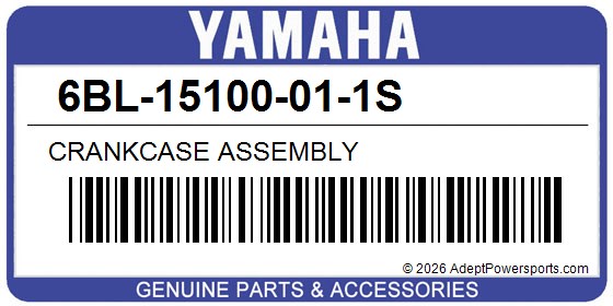 Yamaha 6BL-15100-01-1S Crankcase Assembly
