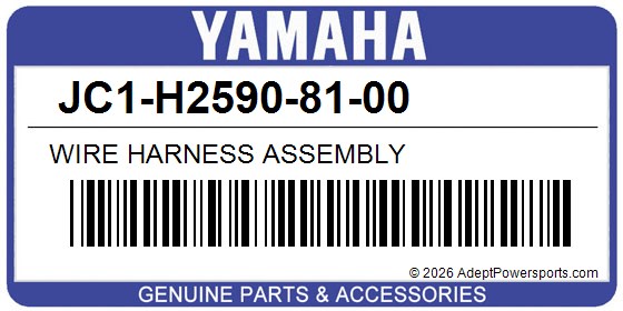Yamaha JC1-H2590-81-00 Wire Harness Assembly