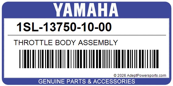 Yamaha 1SL-13750-10-00 Throttle Body Assembly