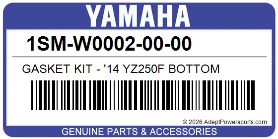 Yamaha 1SM-W0002-00-00 Gasket Kit - '14 Yz250f Bottom