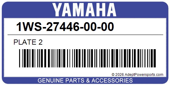 Yamaha 1WS-27446-00-00 Plate 2