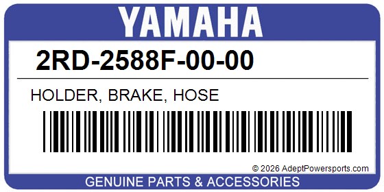 Yamaha 2RD-2588F-00-00 Holder, Brake, Hose