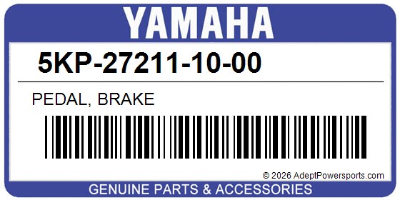 Yamaha 5KP-27211-10-00 Pedal, Brake