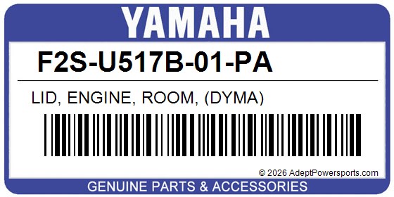 Yamaha F2S-U517B-01-PA Lid, Engine, Room, (Dyma)
