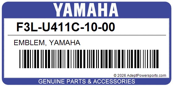 Yamaha F3L-U411C-10-00 Emblem, Yamaha