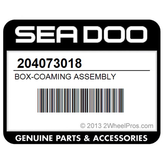 Sea-Doo 204073018 Box-Coaming Assembly