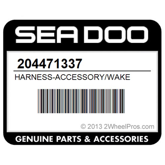 Sea-Doo 204471337 Harness-Accessory/Wake