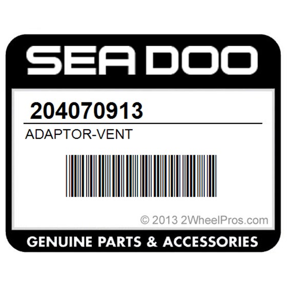 Sea-Doo 204070913 Adaptor-Vent
