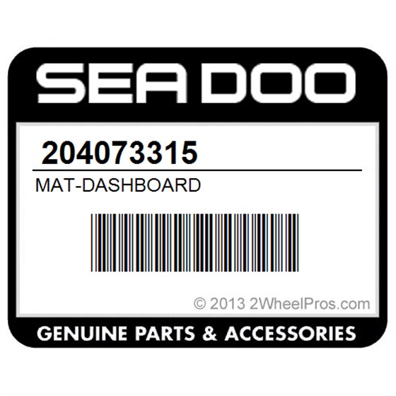 Sea-Doo 204073315 Mat-Dashboard
