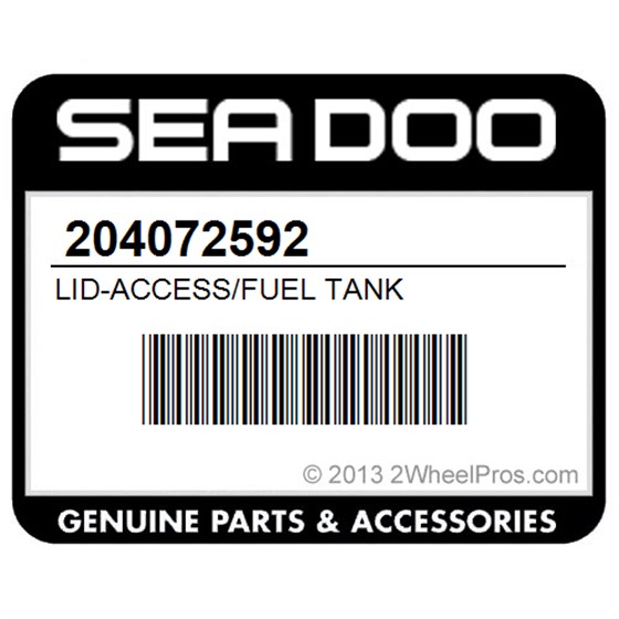 Sea-Doo 204072592 Lid-Access/Fuel Tank