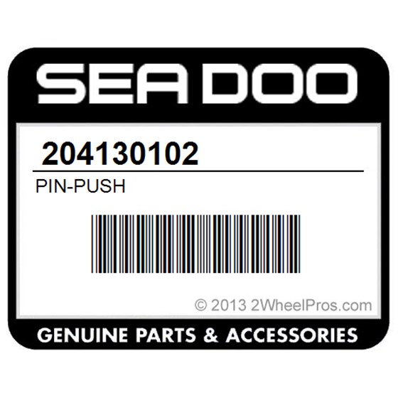 Sea-Doo 204130102 Pin-Push