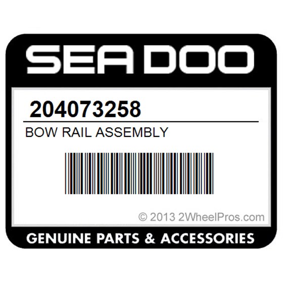 Sea-Doo 204073258 Bow Rail Assembly