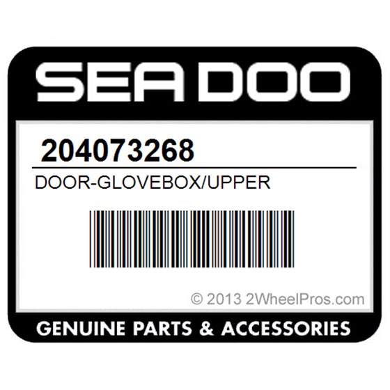 Sea-Doo 204073268 Door-Glovebox/Upper