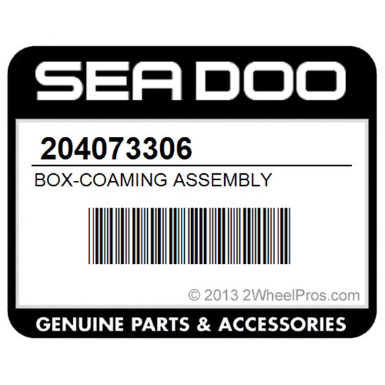 Sea-Doo 204073306 Box-Coaming Assembly