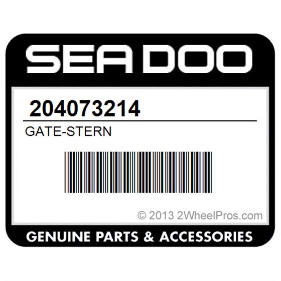 Sea-Doo 204073214 Gate-Stern