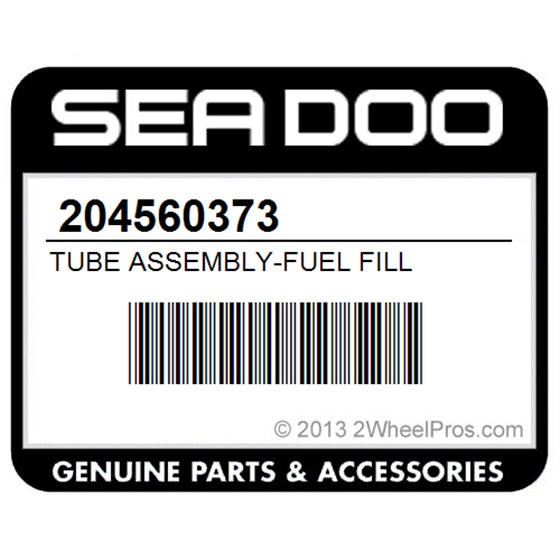 Sea-Doo 204560373 Tube Assembly-Fuel Fill