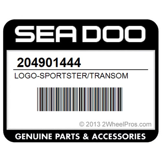 Sea-Doo 204901444 Logo-Sportster/Transom