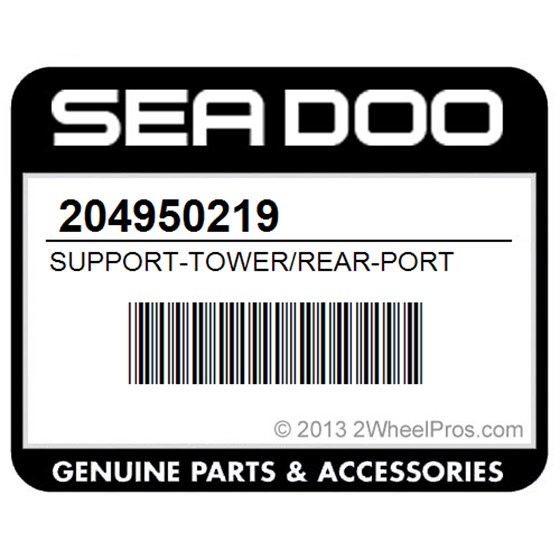Sea-Doo 204950219 Support-Tower/Rear-Port