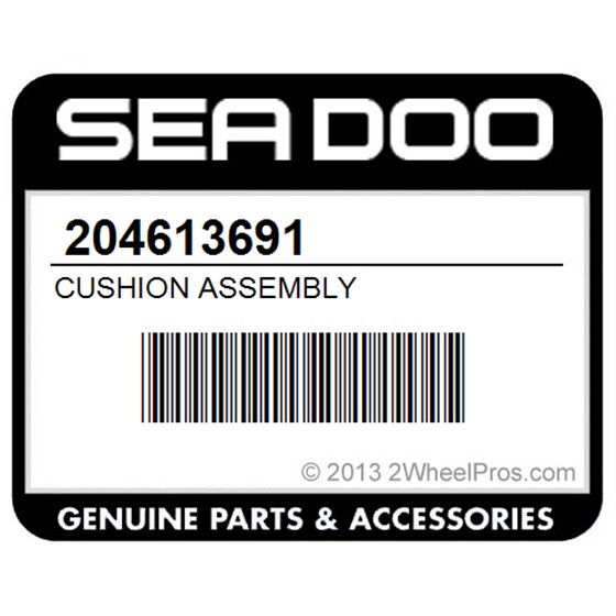 Sea-Doo 204613691 Cushion Assembly
