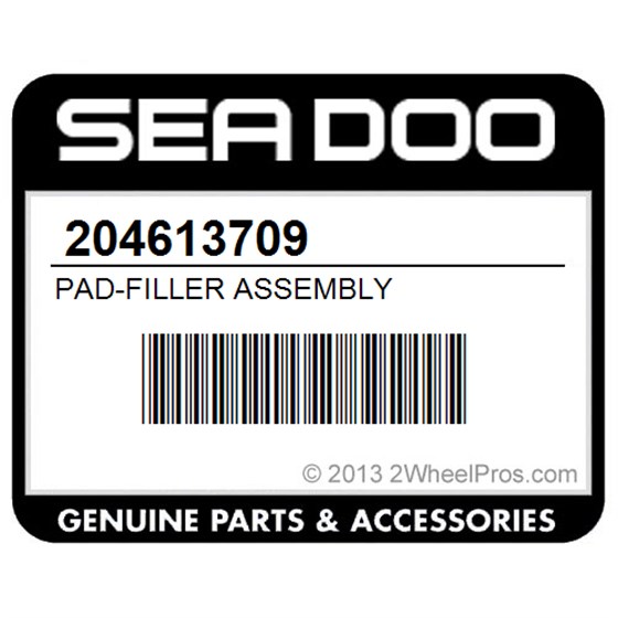 Sea-Doo 204613709 Pad-Filler Assembly