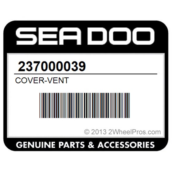 Sea-Doo 237000039 Cover-Vent