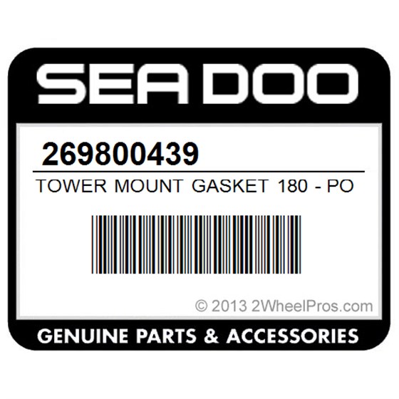 Sea-Doo 269800439 Tower Mount Gasket 180 - Port