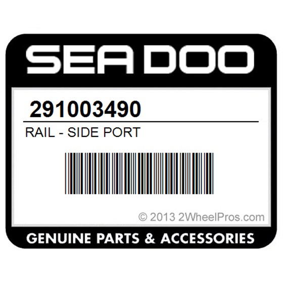 Sea-Doo 291003490 Rail - Side Port