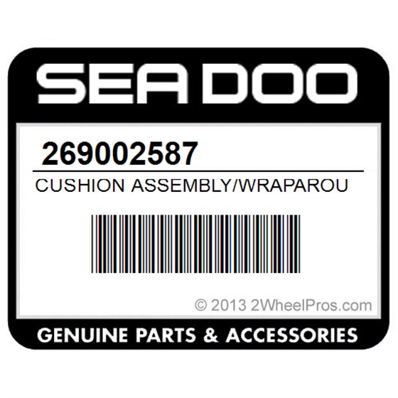 Sea-Doo 269002587 Cushion Assembly/Wraparound-Port