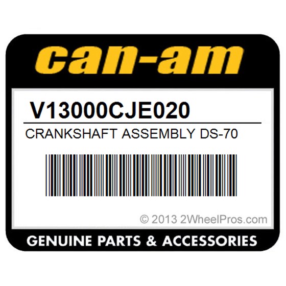 Can-Am V13000CJE020 Crankshaft Assembly Ds-70
